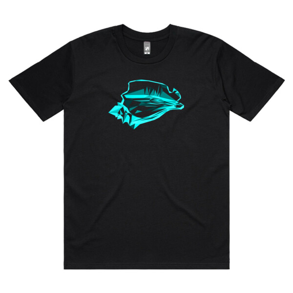 Blue polygon shirt Thumbnail